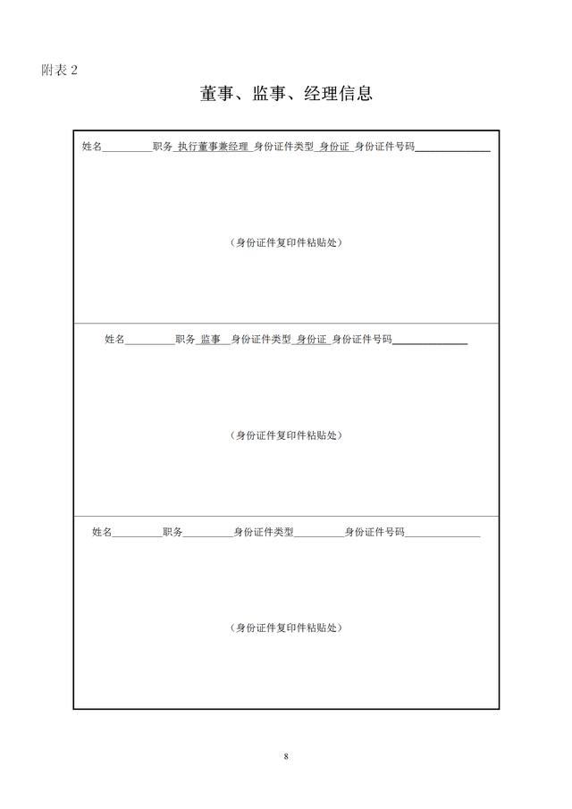 新公司注册登记必备章程（范文） 注册登记时必备表格内容一览