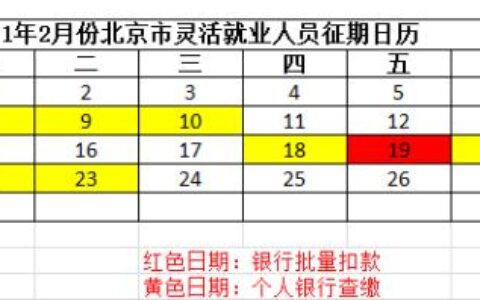 北京社保缴纳时间是什么时候及北京社保每月缴纳时间规定