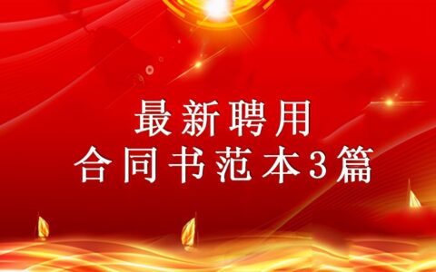 聘用协议书范本及最简易的聘用协议书