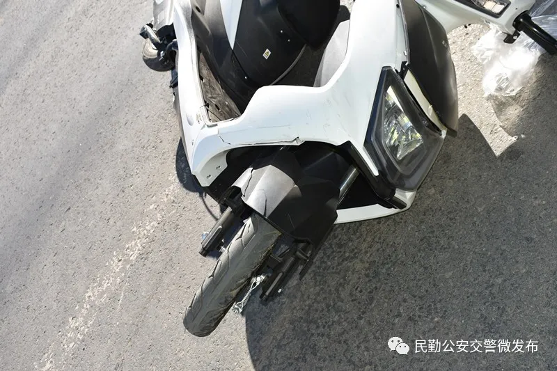 典型交通事故案例丨民勤：不规则十字路口，电动车驾驶人未带头盔且闯红灯导致发生交通事故使自己受伤