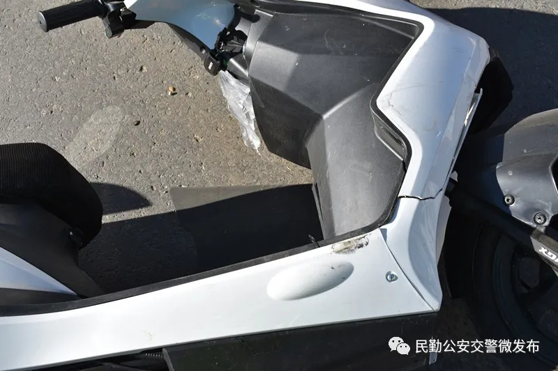 典型交通事故案例丨民勤：不规则十字路口，电动车驾驶人未带头盔且闯红灯导致发生交通事故使自己受伤