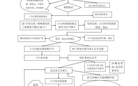 交通事故处理流程怎么走及交通事故一般程序流程