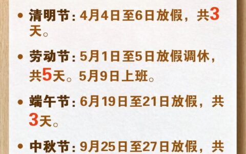2026年放假表出炉！9天春节能办全年俗，5天五一够出游