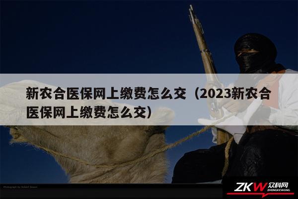 新农合医保网上缴费怎么交以及2024新农合医保网上缴费怎么交