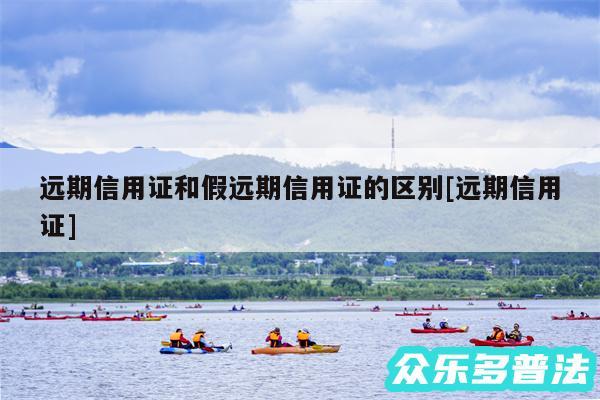 远期信用证和假远期信用证的区别及远期信用证