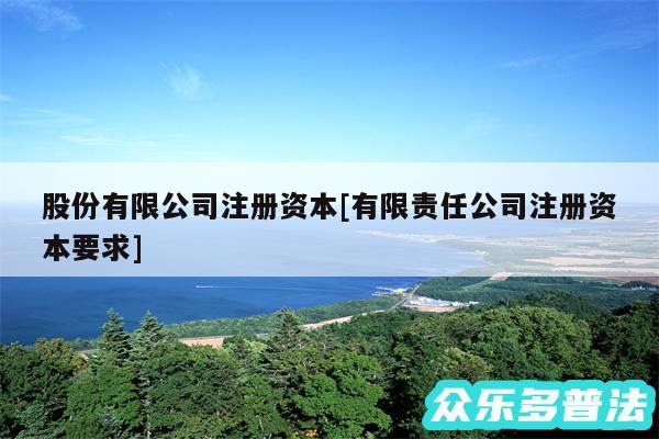 股份有限公司注册资本及有限责任公司注册资本要求