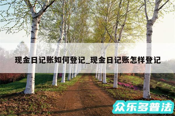 现金日记账如何登记_现金日记账怎样登记