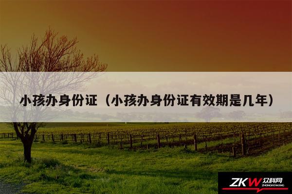 小孩办身份证以及小孩办身份证有效期是几年