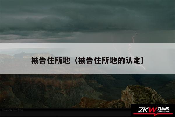 被告住所地以及被告住所地的认定