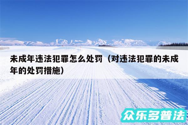 未成年违法犯罪怎么处罚以及对违法犯罪的未成年的处罚措施