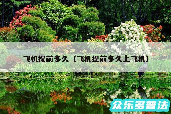 飞机提前多久以及飞机提前多久上飞机