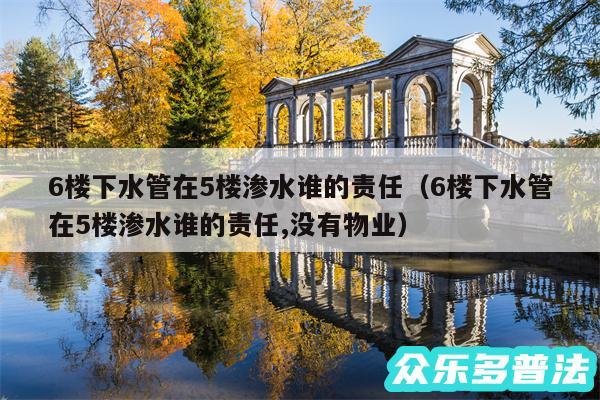 6楼下水管在5楼渗水谁的责任以及6楼下水管在5楼渗水谁的责任,没有物业