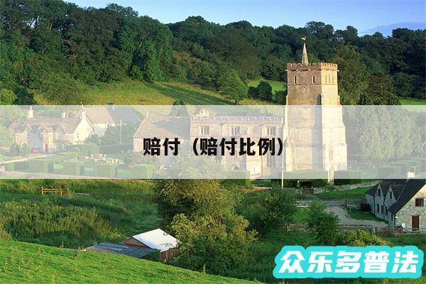 赔付以及赔付比例