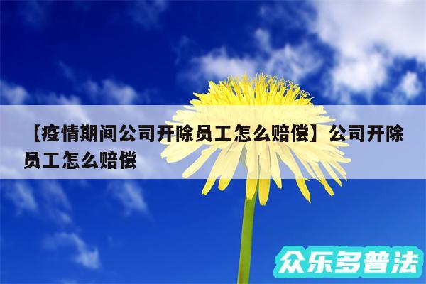 疫情期间公司开除员工怎么赔偿还有公司开除员工怎么赔偿