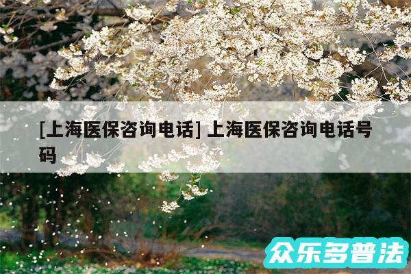 及上海医保咨询电话 上海医保咨询电话号码