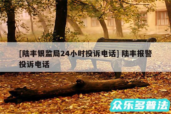 及陆丰银监局24小时投诉电话 陆丰报警投诉电话