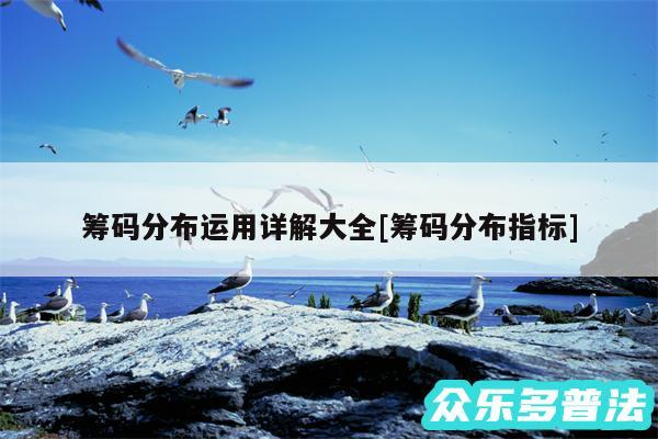 筹码分布运用详解大全及筹码分布指标