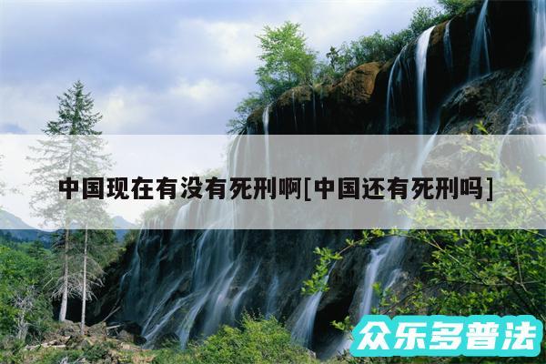中国现在有没有死刑啊及中国还有死刑吗