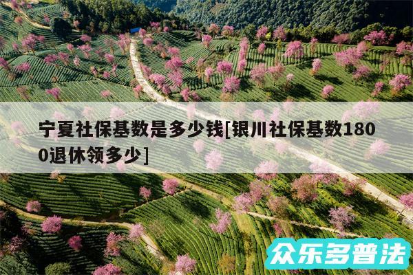 宁夏社保基数是多少钱及银川社保基数1800退休领多少