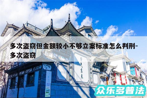 多次盗窃但金额较小不够立案标准怎么判刑-多次盗窃
