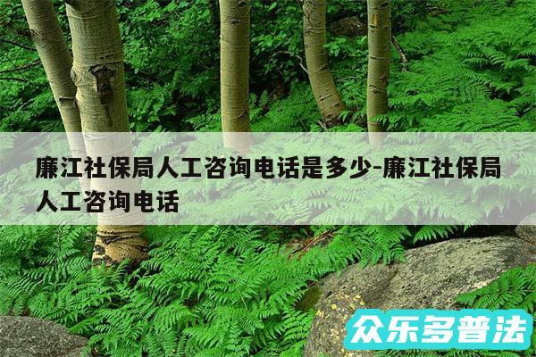 廉江社保局人工咨询电话是多少-廉江社保局人工咨询电话