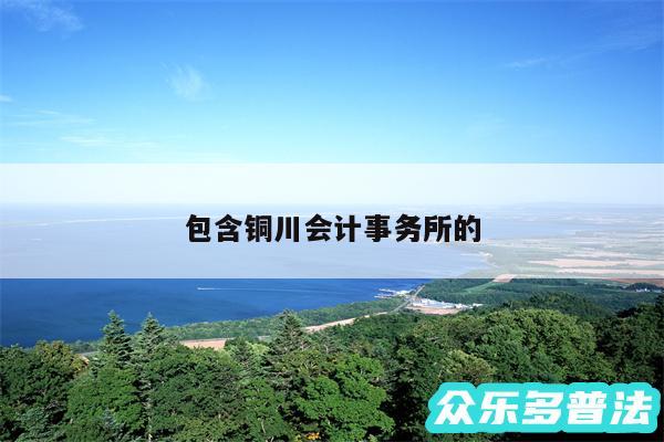 包含铜川会计事务所的