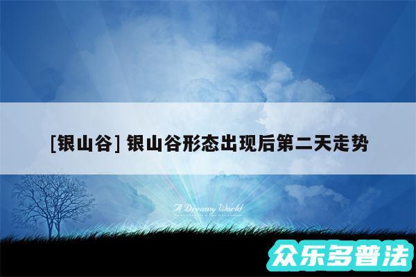 及银山谷 银山谷形态出现后第二天走势