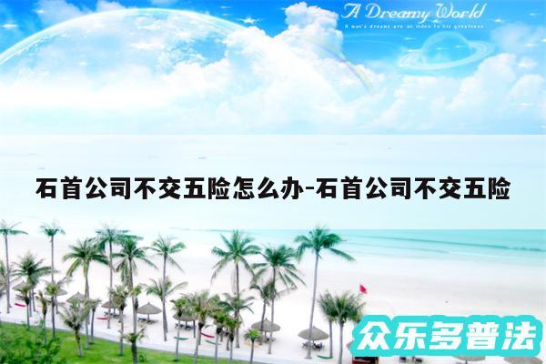 石首公司不交五险怎么办-石首公司不交五险