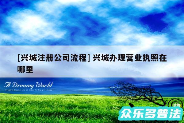 及兴城注册公司流程 兴城办理营业执照在哪里
