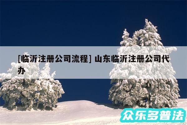 及临沂注册公司流程 山东临沂注册公司代办