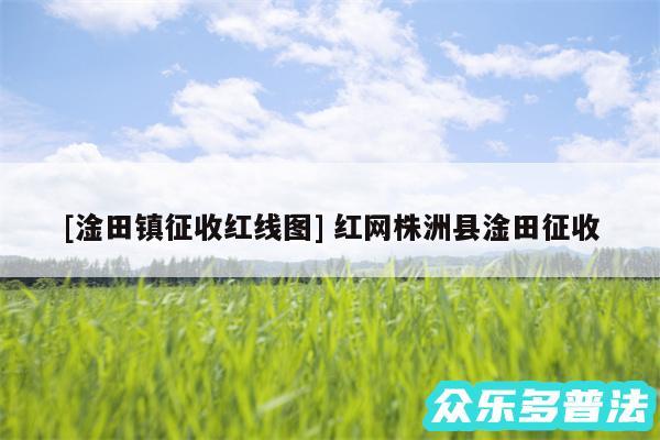 及淦田镇征收红线图 红网株洲县淦田征收