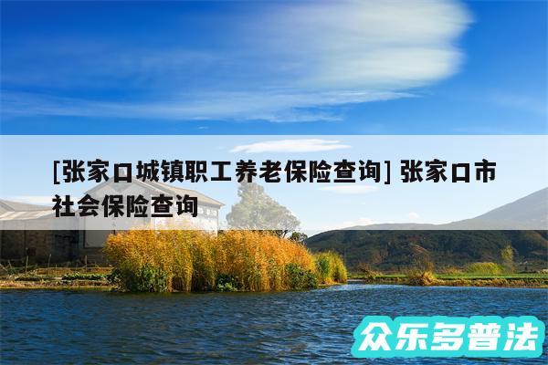 及张家口城镇职工养老保险查询 张家口市社会保险查询