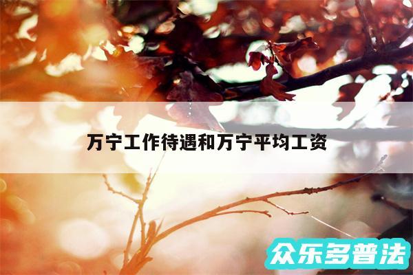 万宁工作待遇和万宁平均工资