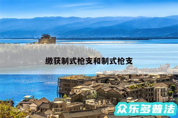 缴获制式枪支和制式枪支
