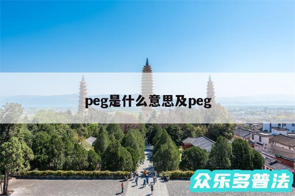 peg是什么意思及peg