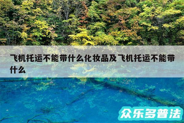 飞机托运不能带什么化妆品及飞机托运不能带什么