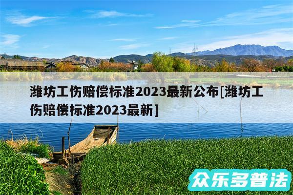 潍坊工伤赔偿标准2024最新公布及潍坊工伤赔偿标准2024最新
