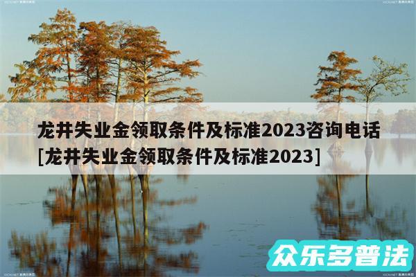 龙井失业金领取条件及标准2024咨询电话及龙井失业金领取条件及标准2024