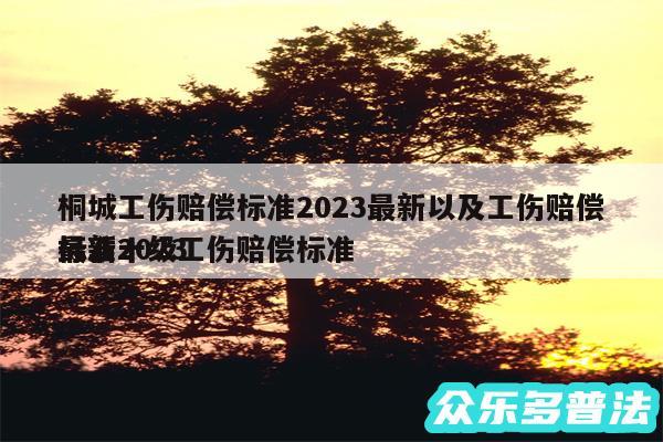 桐城工伤赔偿标准2024最新以及工伤赔偿标准2024
最新十级工伤赔偿标准