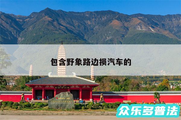 包含野象路边损汽车的