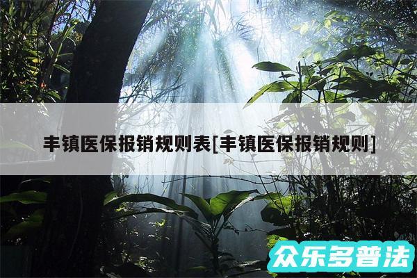 丰镇医保报销规则表及丰镇医保报销规则