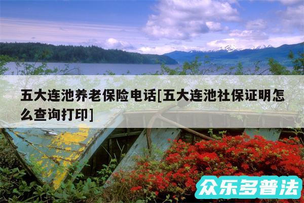 五大连池养老保险电话及五大连池社保证明怎么查询打印