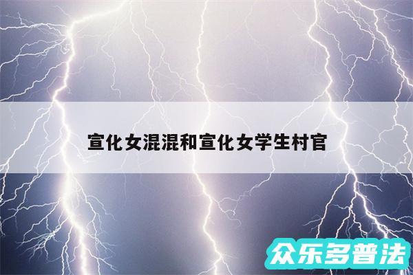 宣化女混混和宣化女学生村官