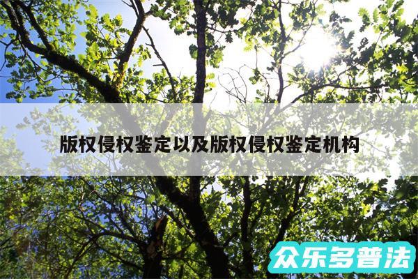 版权侵权鉴定以及版权侵权鉴定机构