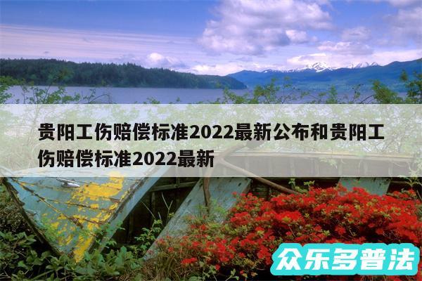 贵阳工伤赔偿标准2024最新公布和贵阳工伤赔偿标准2024最新