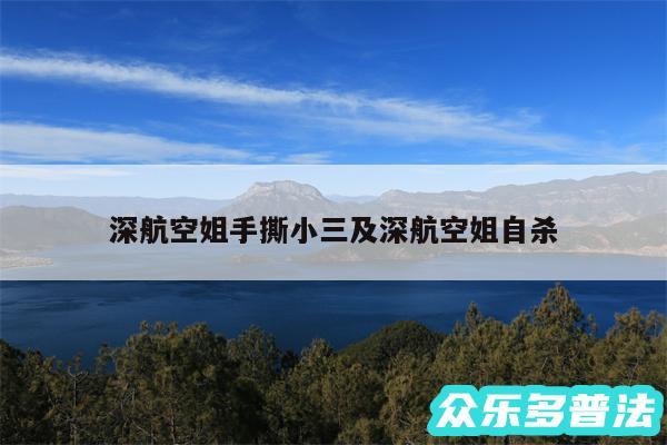 深航空姐手撕小三及深航空姐自杀