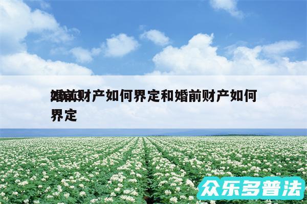 2024
婚前财产如何界定和婚前财产如何界定