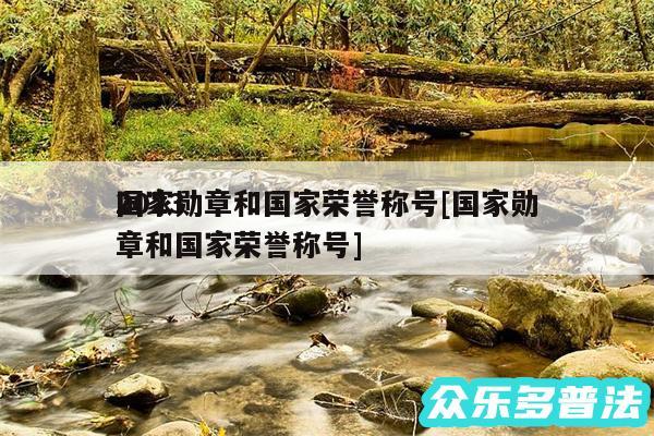 2024国家勋章和国家荣誉称号及国家勋章和国家荣誉称号