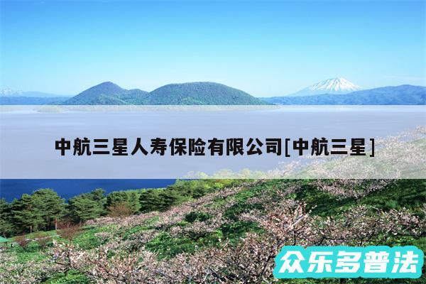 中航三星人寿保险有限公司及中航三星