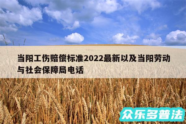 当阳工伤赔偿标准2024最新以及当阳劳动与社会保障局电话